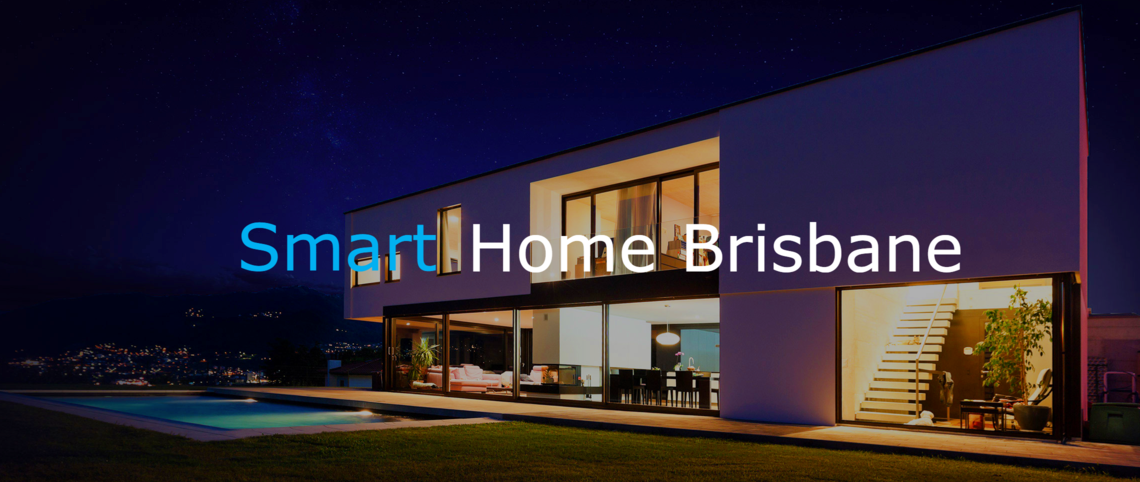 Smart Home Brisbane Logo with modern smart home